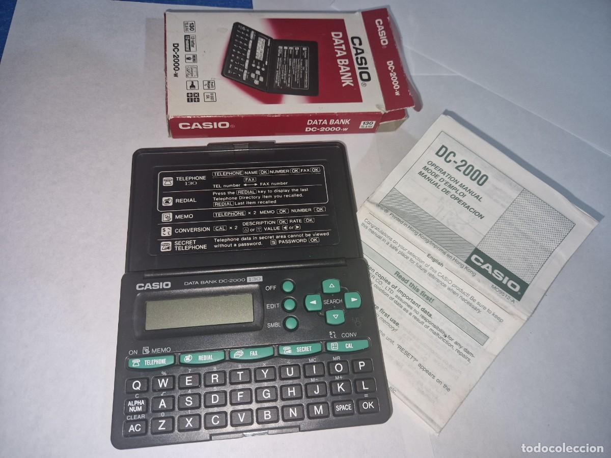 Vintage: CALCULADORA CASIO DC 2000, AGENDA 130 TFO - Foto 1