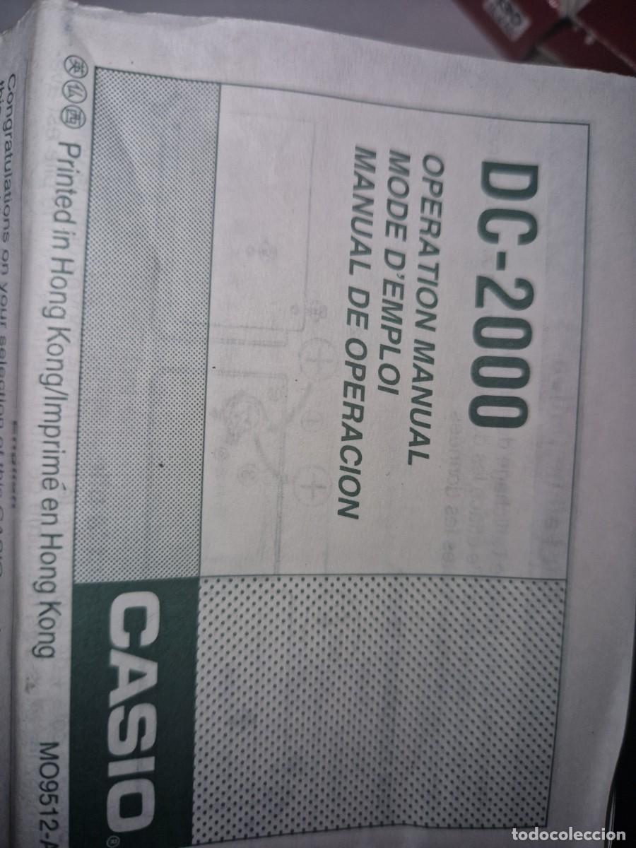 Vintage: CALCULADORA CASIO DC 2000, AGENDA 130 TFO - Foto 2