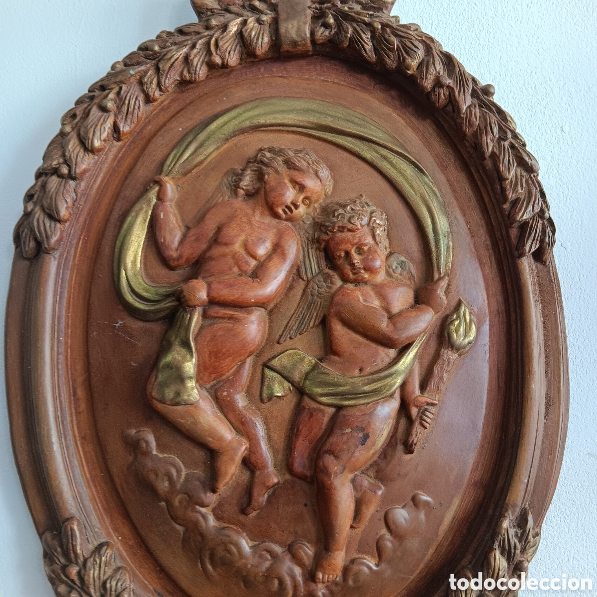 Vintage: Bajo relieve ovalado - Foto 2