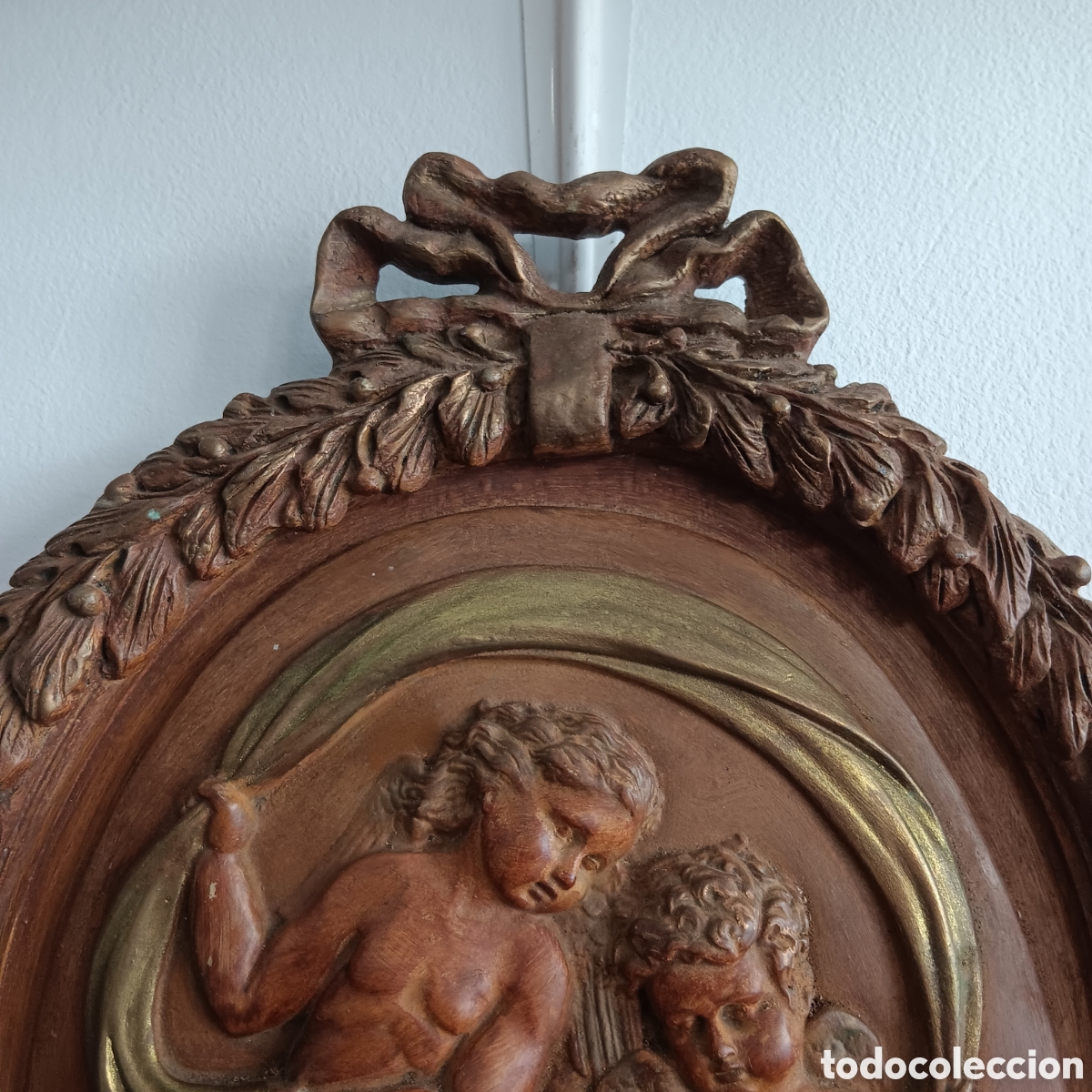 Vintage: Bajo relieve ovalado - Foto 3