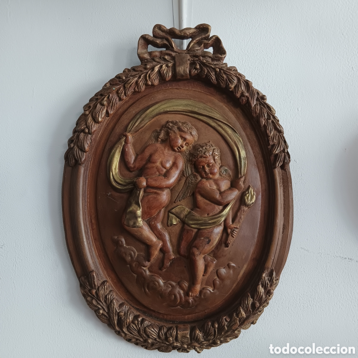Vintage: Bajo relieve ovalado - Foto 1