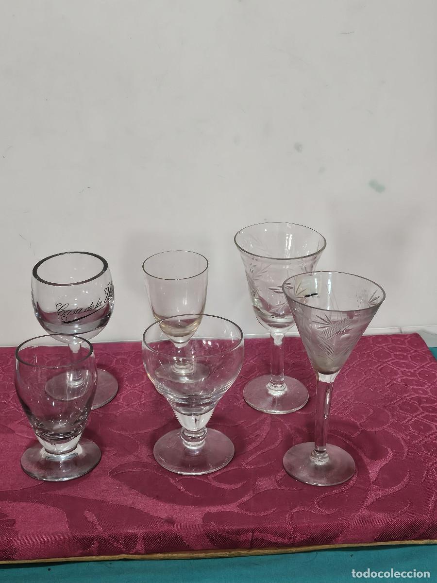 Vintage: lote de copas de cristal - Foto 1