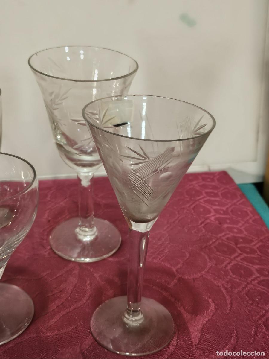 Vintage: lote de copas de cristal - Foto 3