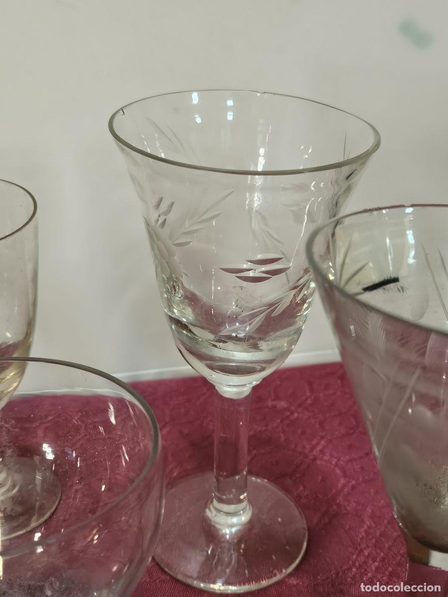 Vintage: lote de copas de cristal - Foto 4