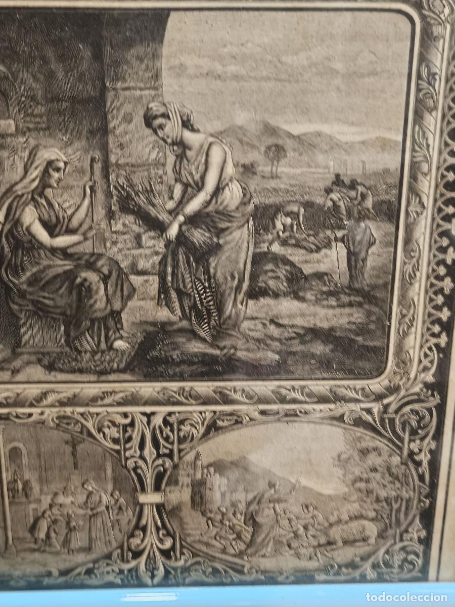 Vintage: cuadro con antiguo grabado religioso - Foto 5