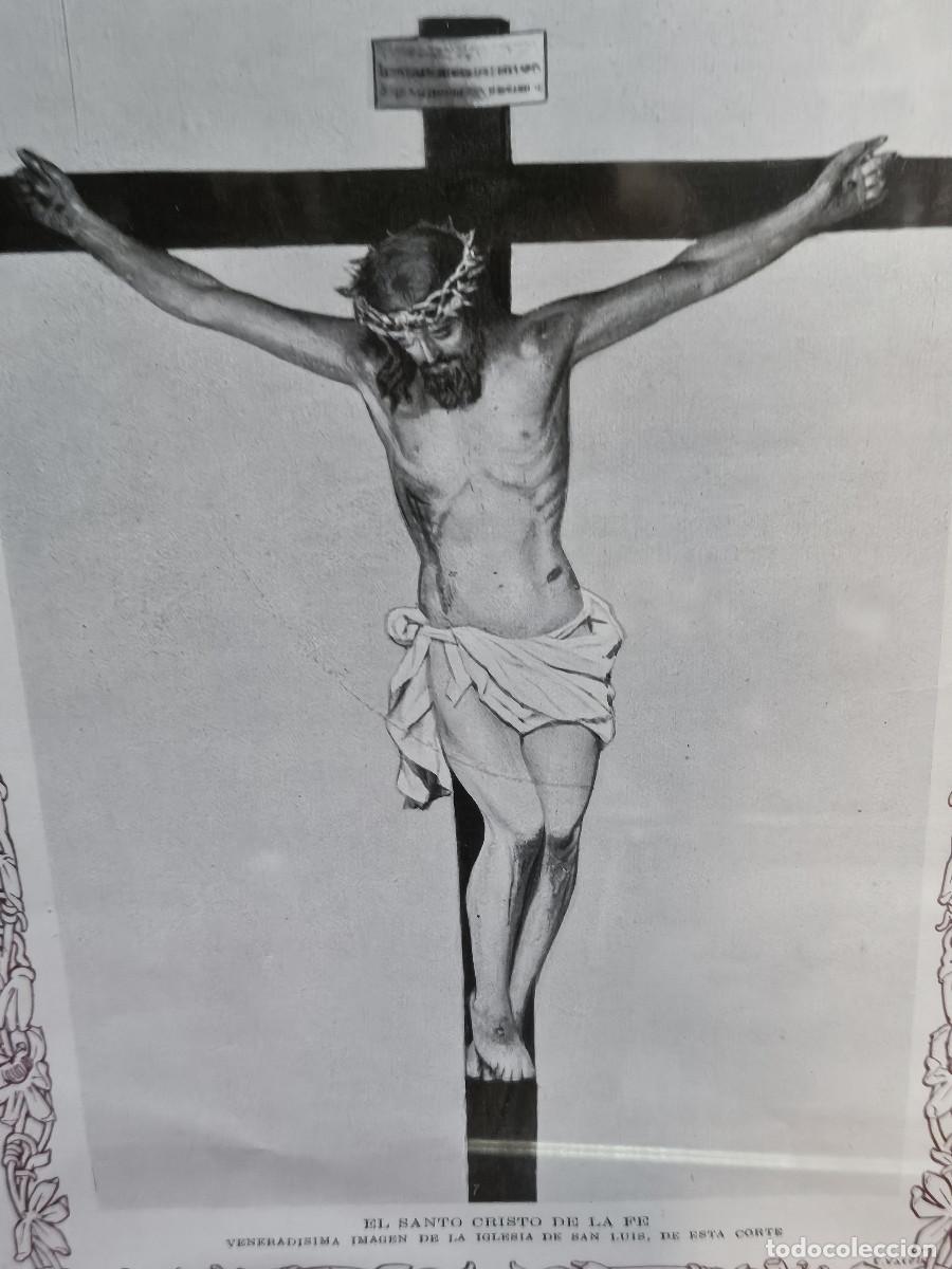 Vintage: cuadro con antigua lamina religiosa - Foto 2