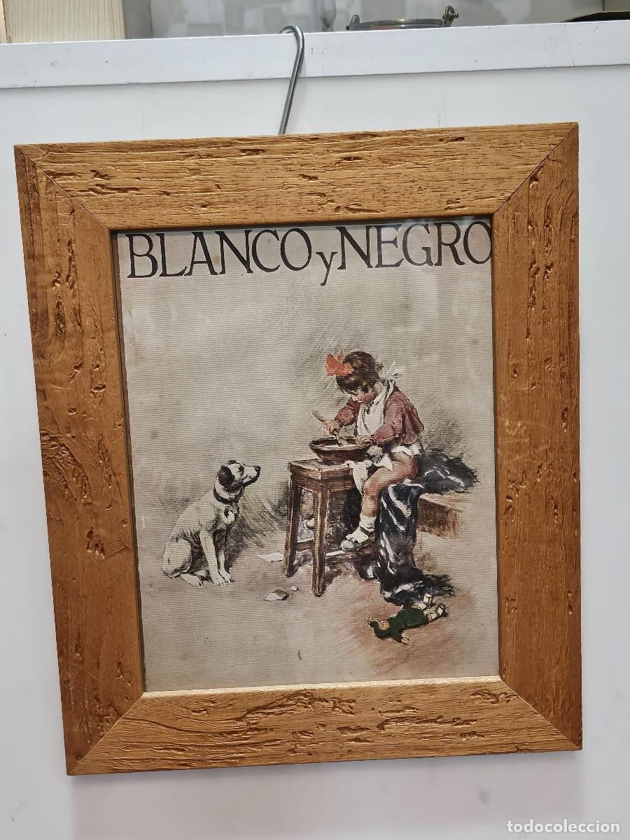 Vintage: cuadro con antiguo grabado - Foto 1