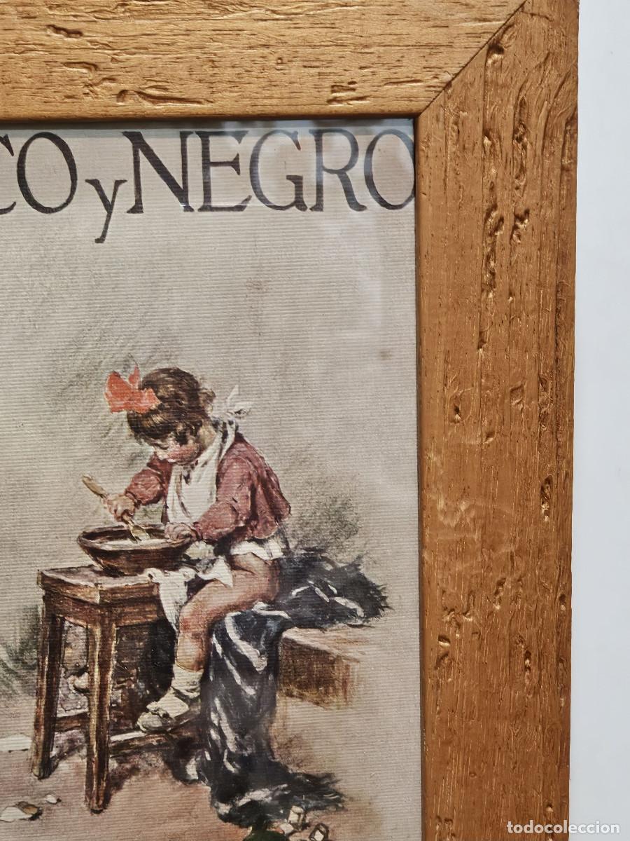 Vintage: cuadro con antiguo grabado - Foto 4