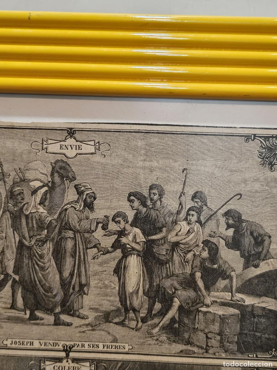 Vintage: cuadro con antiguo grabado religioso - Foto 7