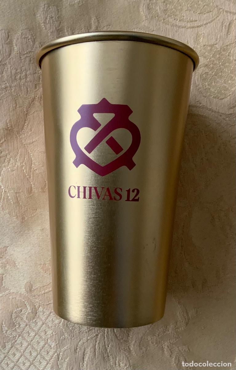 Vintage: VASO ALUMINIO CHIVAS 12 - Foto 3