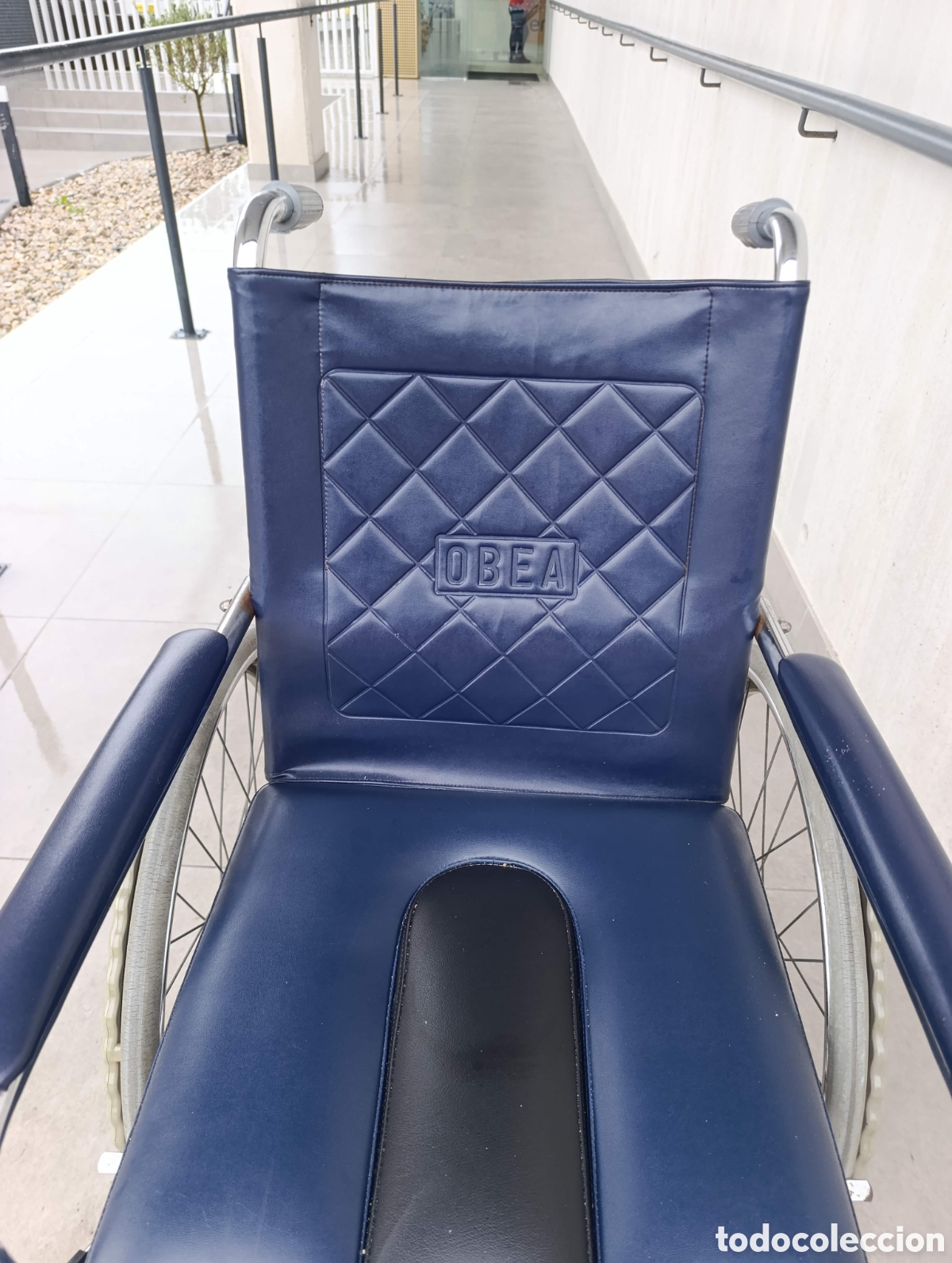 Vintage: Silla de ruedas vintage acero - Foto 2