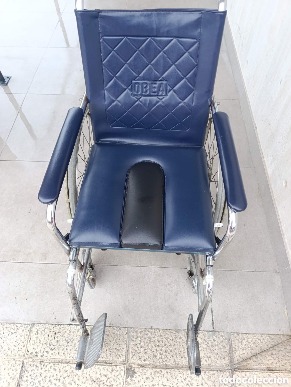 Vintage: Silla de ruedas vintage acero - Foto 1
