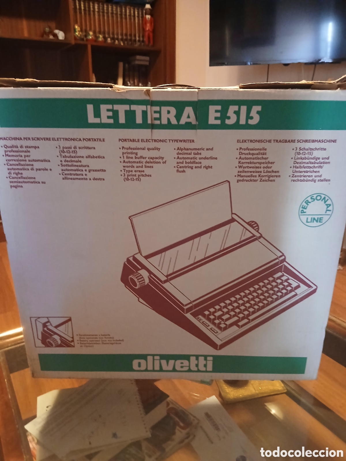 Vintage: M&aacute;quina de escribir, Olivetti vitag - Foto 9