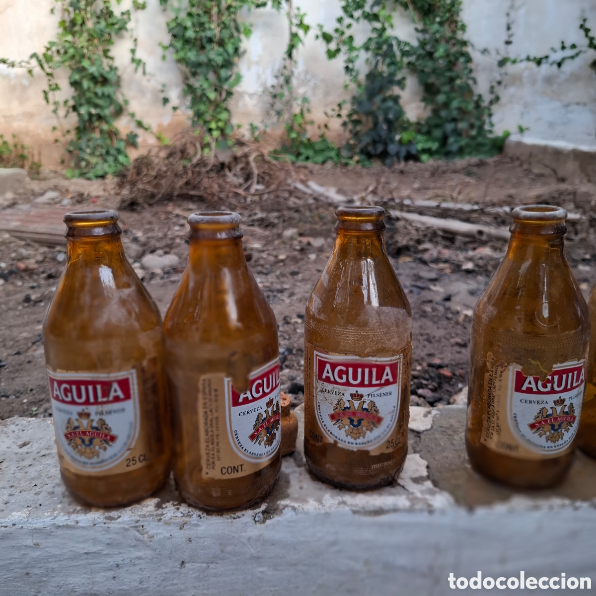 Vintage: Botellas cerveza el &aacute;guila - Foto 4