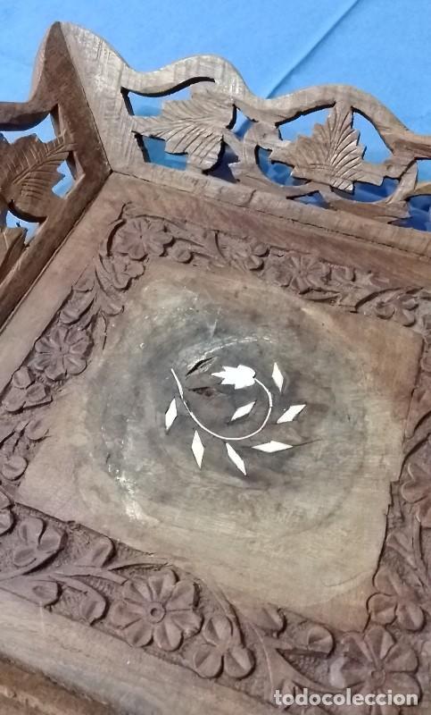 Vintage: bandeja centro de mesa de madera - Foto 6