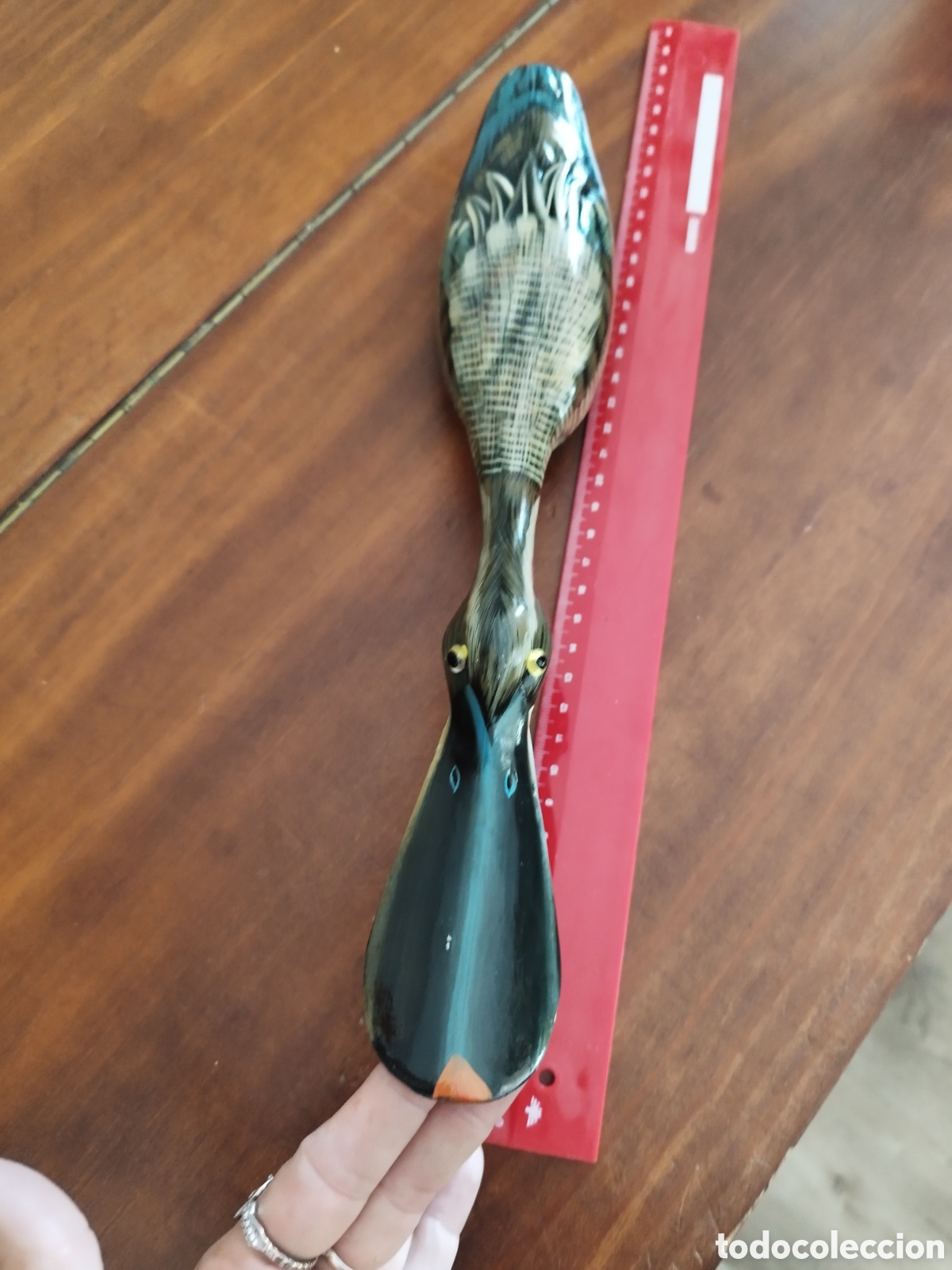 Vintage: Cepillo calzador madera pato - Foto 2