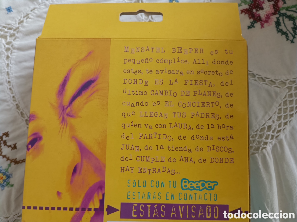 Vintage: Beeper mensatel nuevo - Foto 3