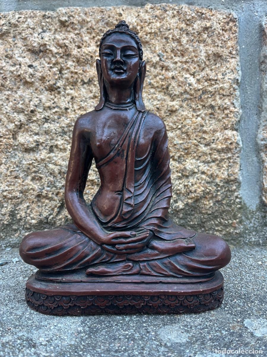 Vintage: Figura de Buda sentado, en buen estado. - Foto 1