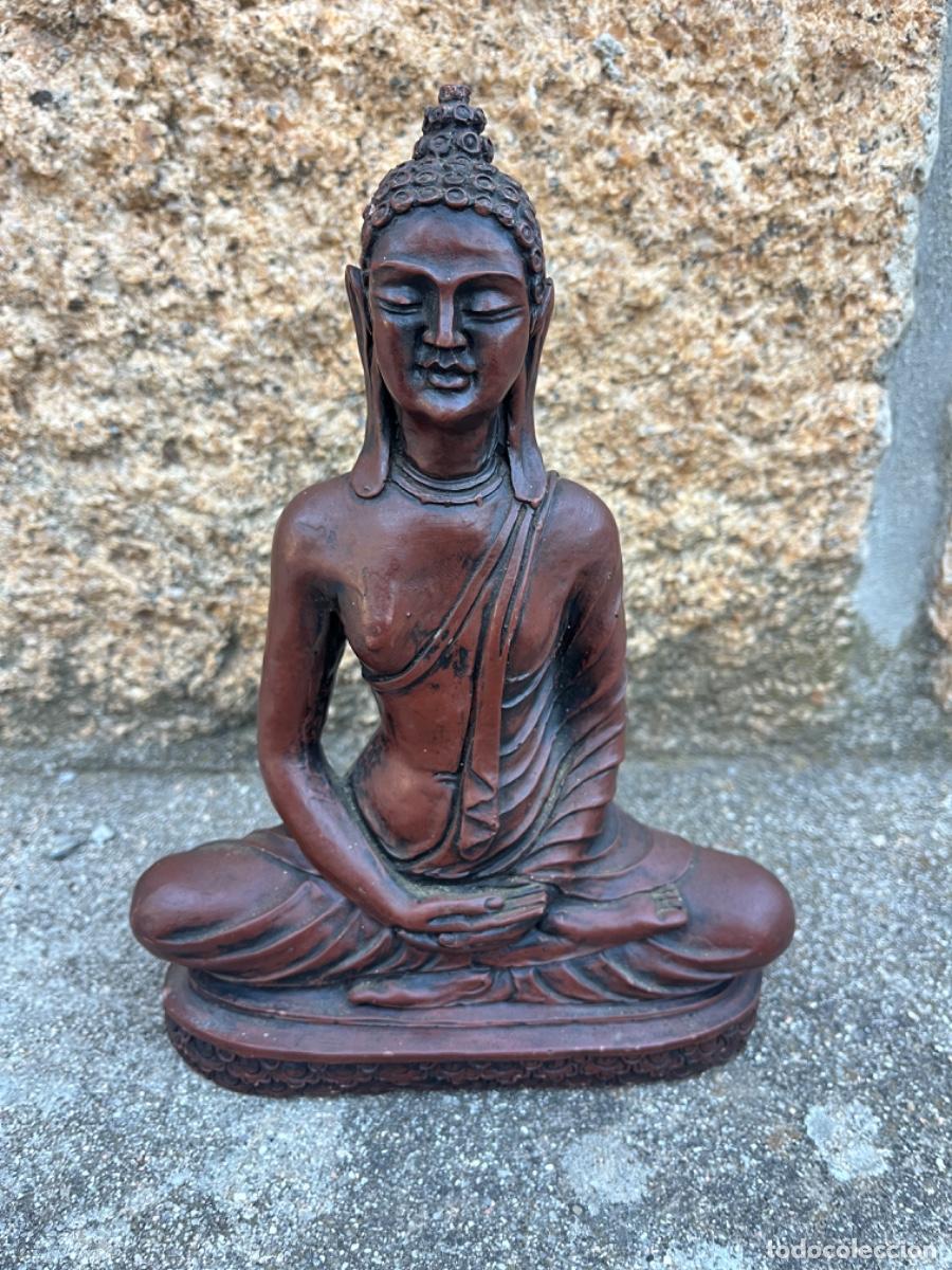 Vintage: Figura de Buda sentado, en buen estado. - Foto 2