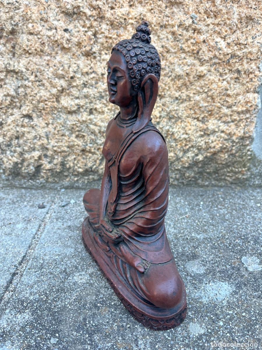 Vintage: Figura de Buda sentado, en buen estado. - Foto 3