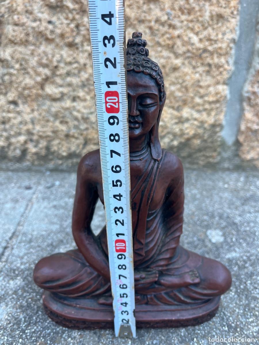 Vintage: Figura de Buda sentado, en buen estado. - Foto 7