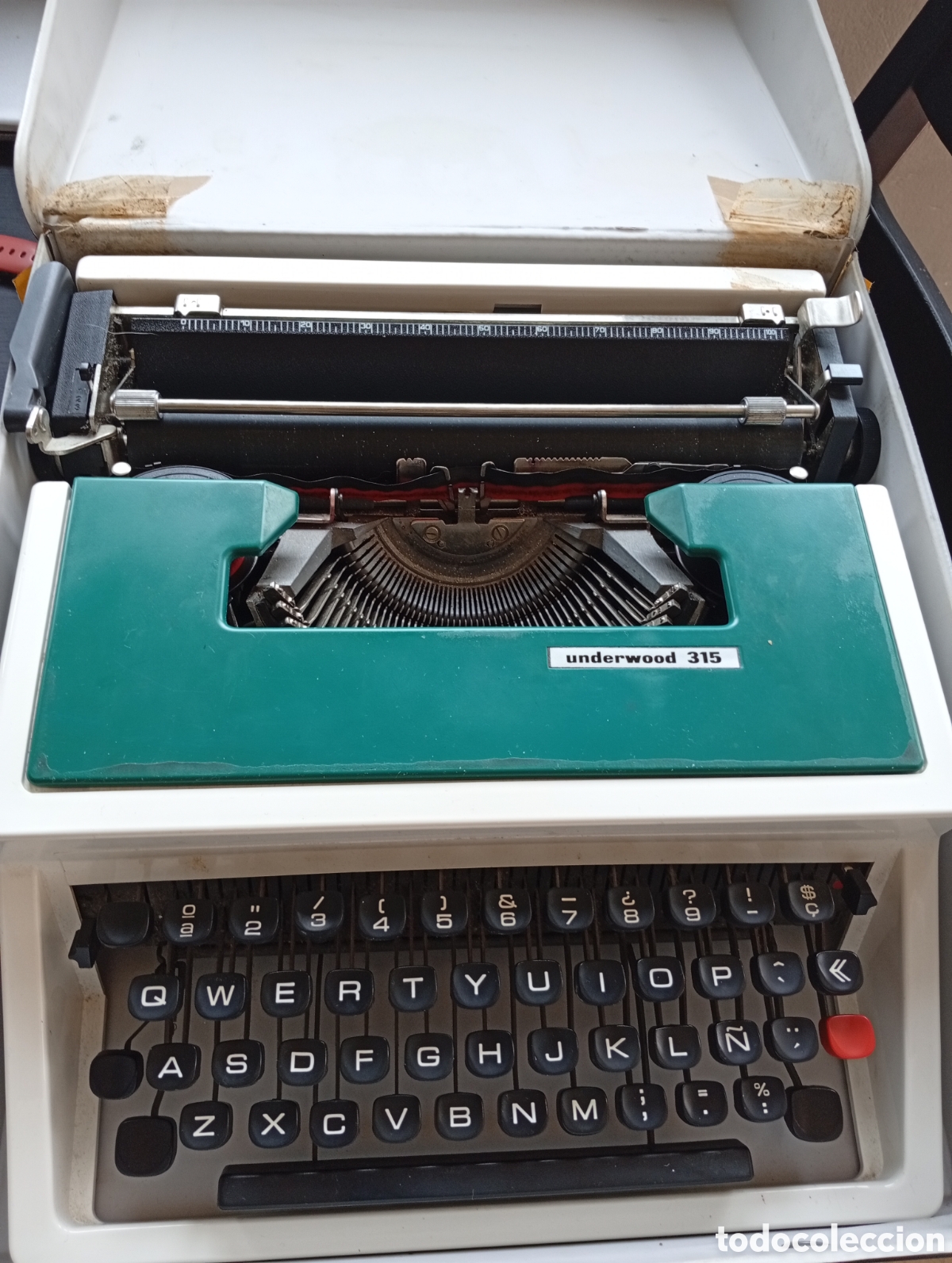 Vintage: Maquina escribir funcionando, de teclas - Foto 1