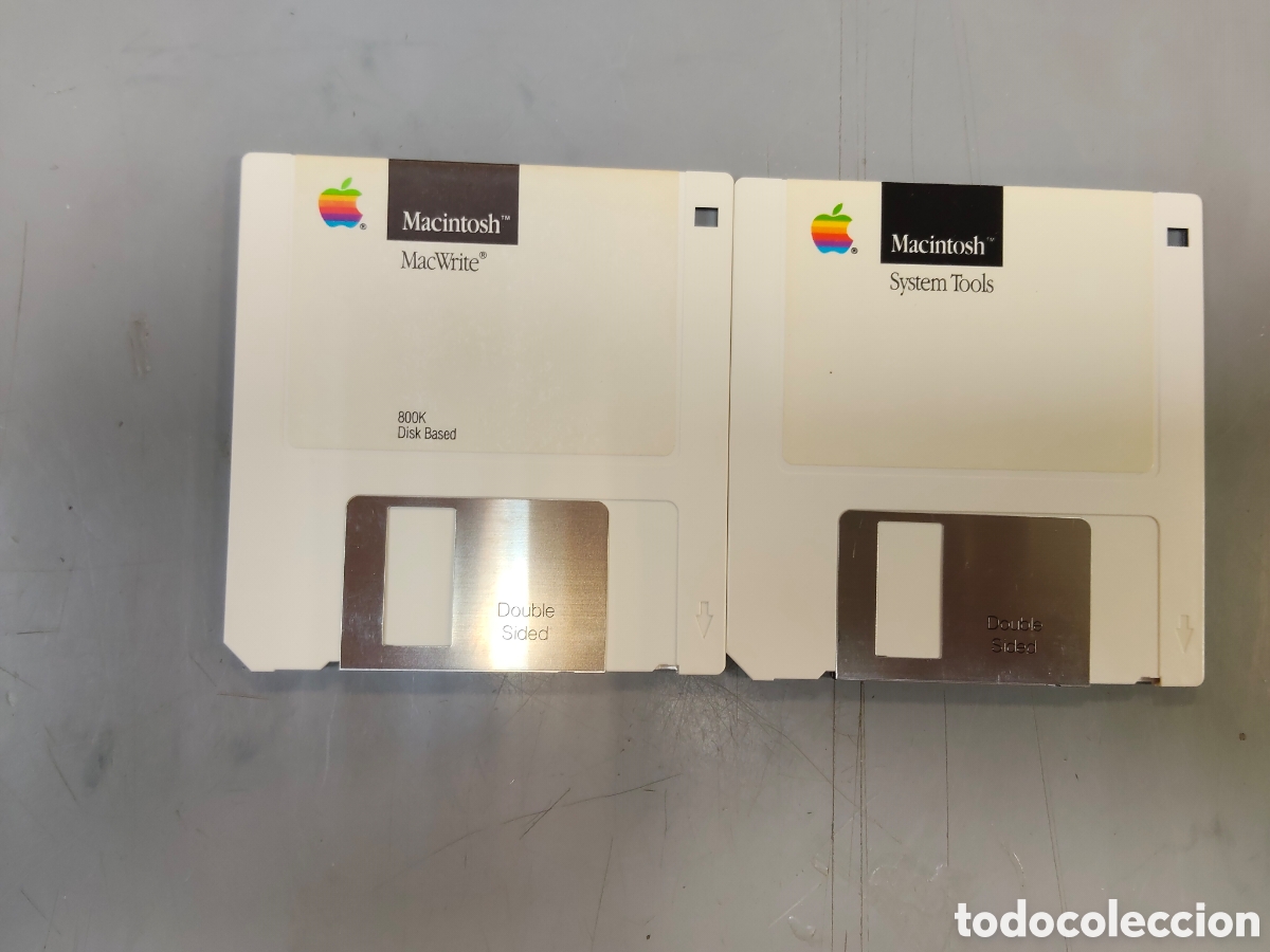 Vintage: Diskcets MACINTOSH SYSTEM TOOLS Y MACWRITE - Foto 1