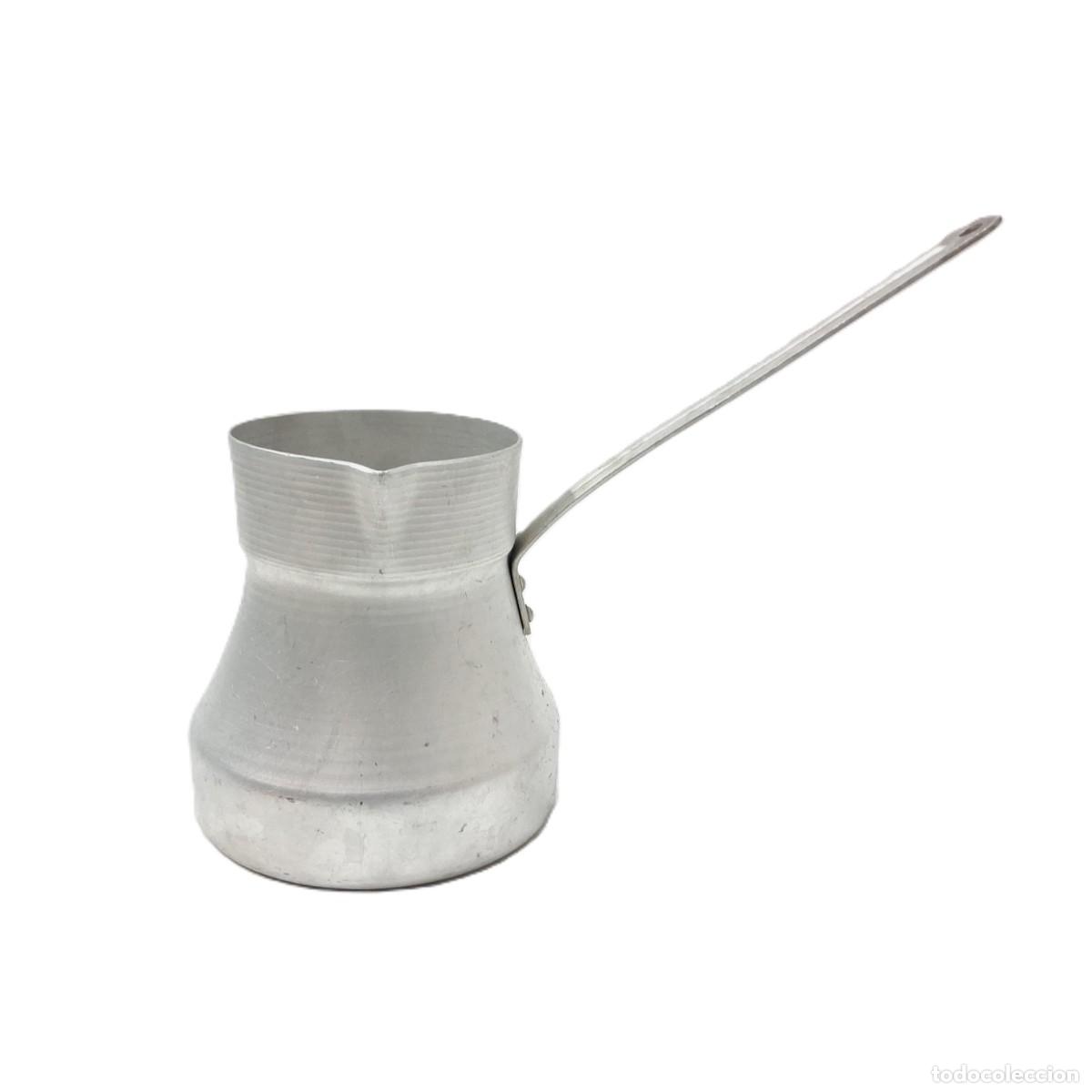 Vintage: Cafetera turca vintage de aluminio, sin usar - Foto 1