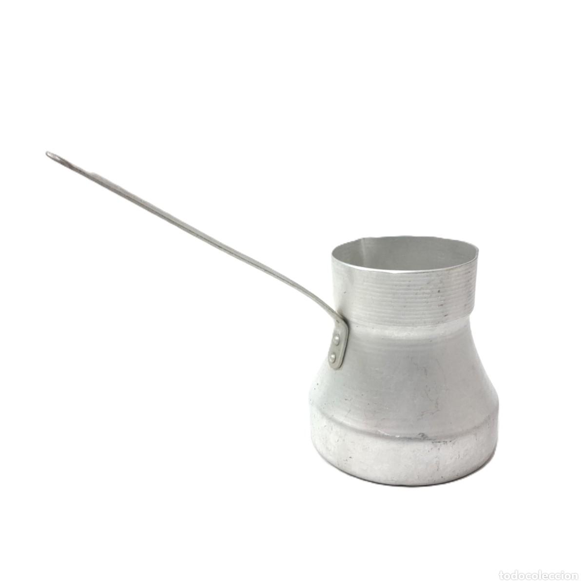 Vintage: Cafetera turca vintage de aluminio, sin usar - Foto 3