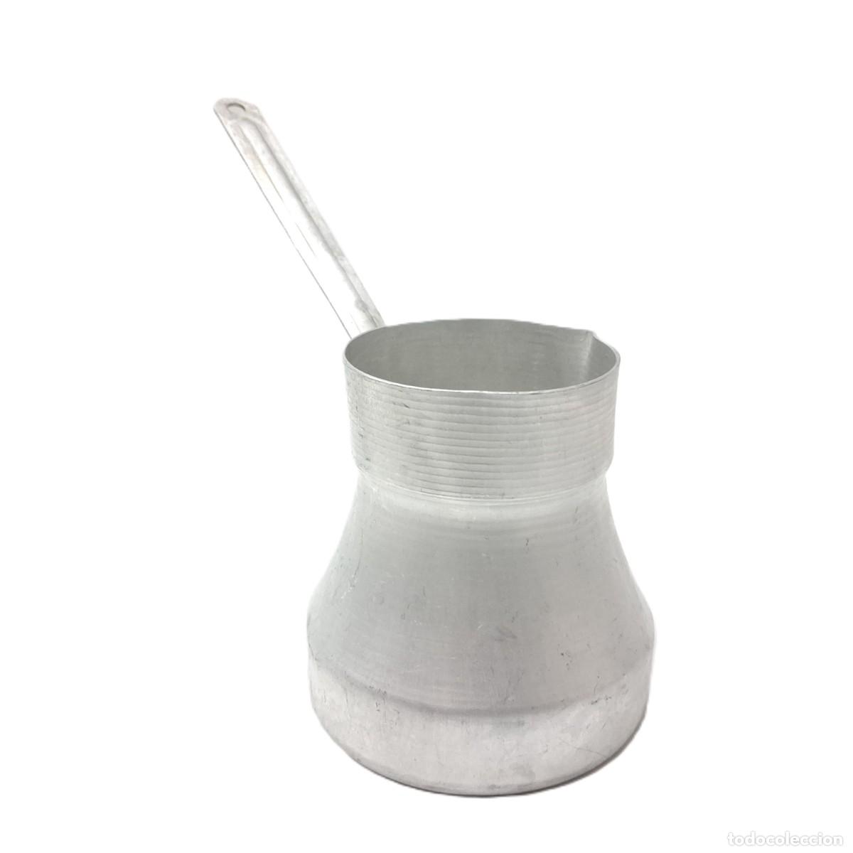 Vintage: Cafetera turca vintage de aluminio, sin usar - Foto 4