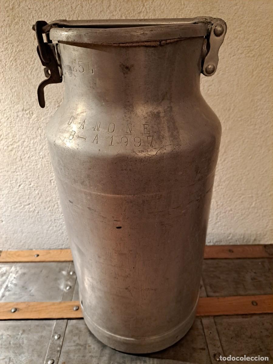 Vintage: LECHERA DE ALUMINIO DANONE - Foto 3