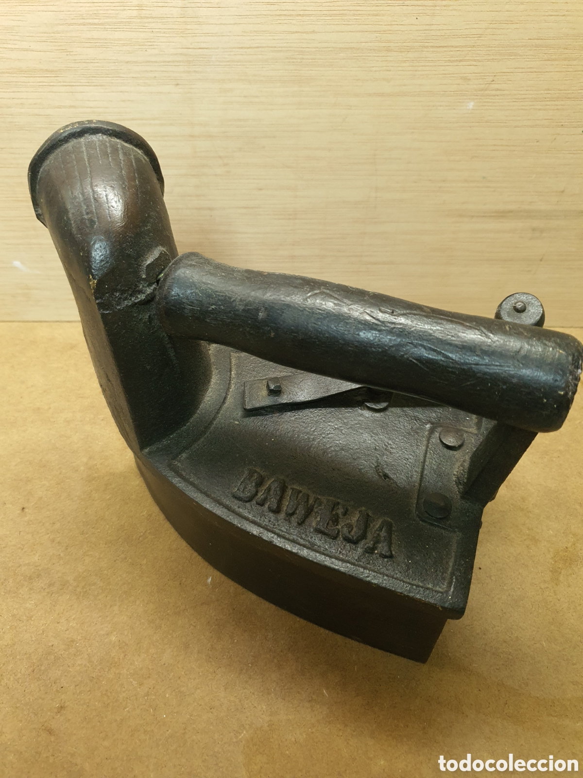 Vintage: Antigua plancha hierro Baweja - Foto 1