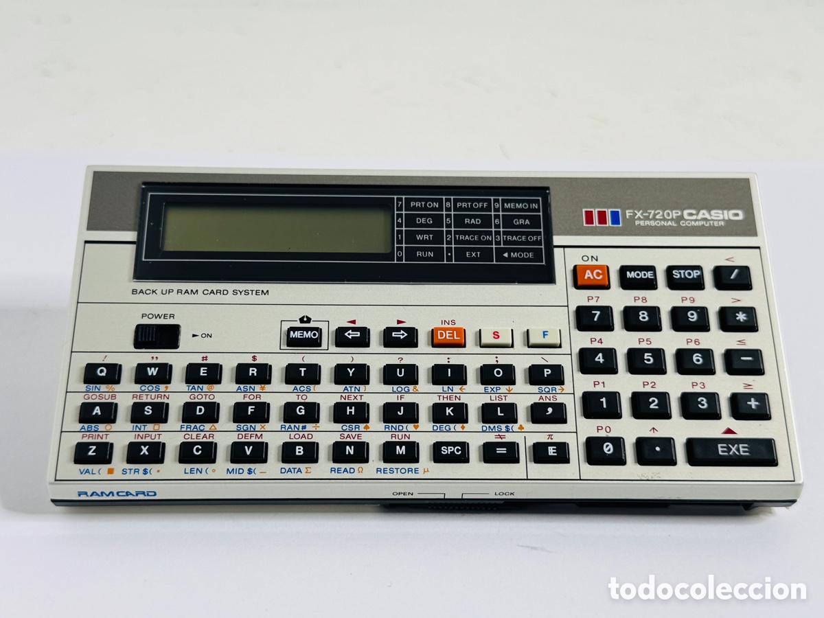 Vintage: Casio FX-720P Personal Computer Basic 1982 Japan - Foto 2