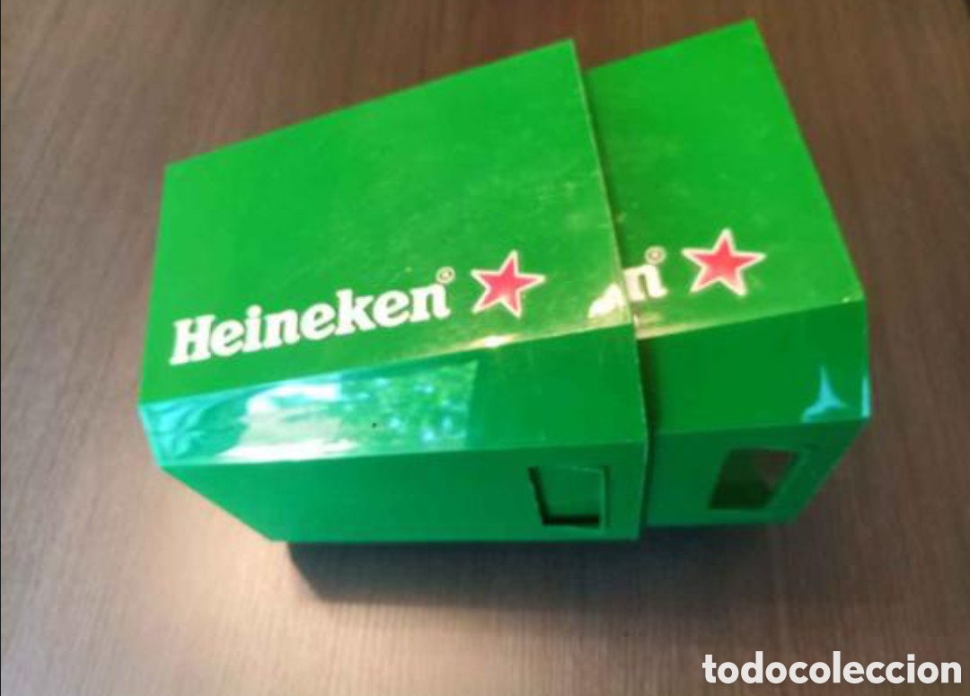 Vintage: Lote 2 Cubiteras Heineken - Foto 7