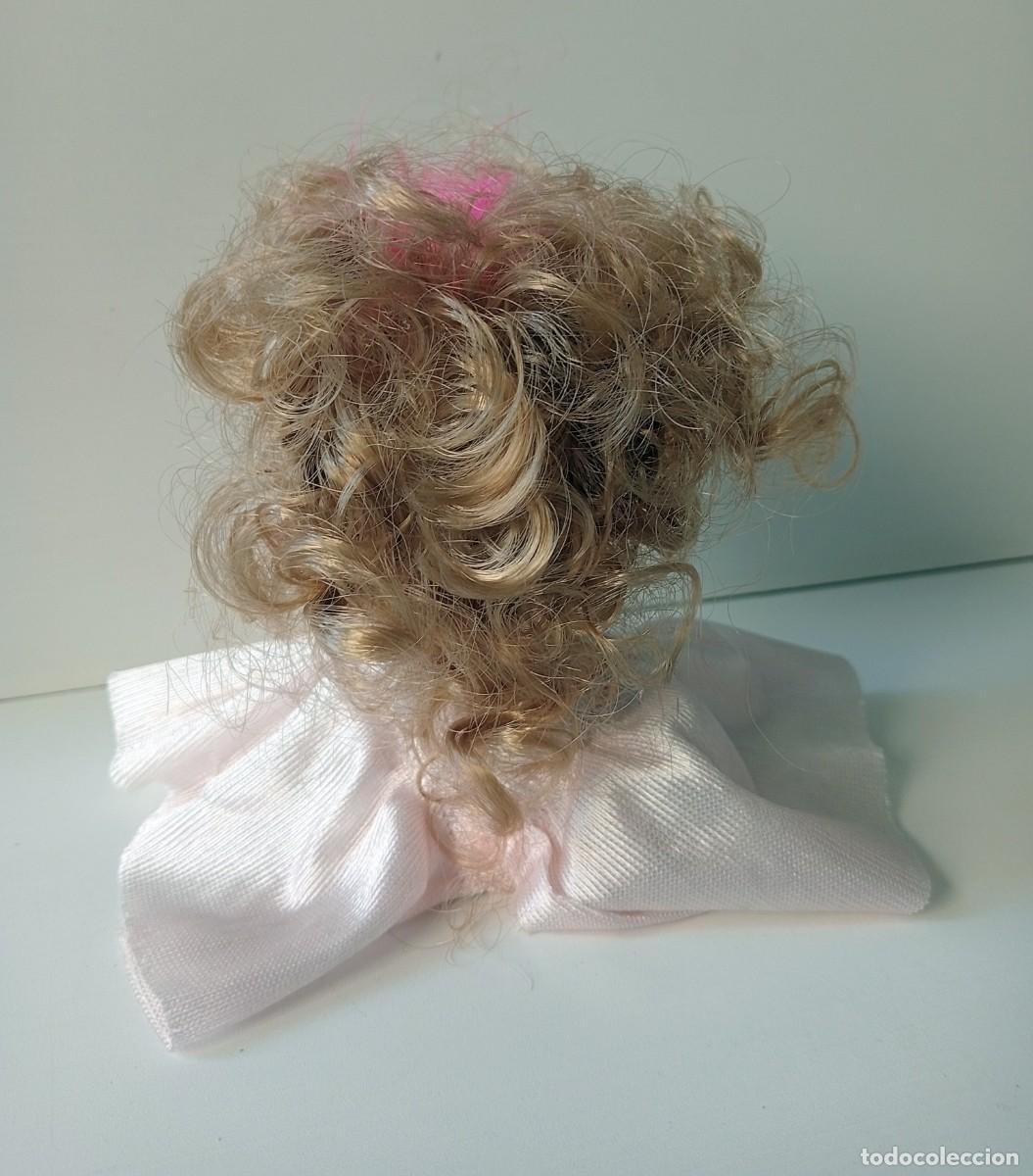 Vintage: BUSTO MU&Ntilde;ECA DE CER&Aacute;MICA, CON PELO RIZADO - Foto 3