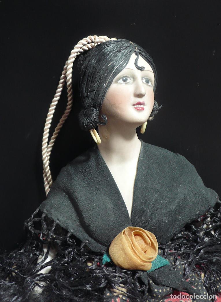 Vintage: MU&Ntilde;ECA ANTIGUA DE COLGAR - Foto 2