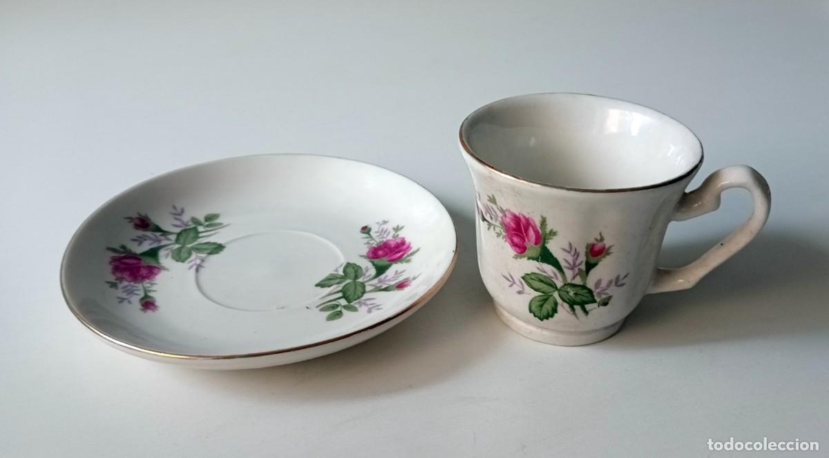 Vintage: JUEGO DE TAZAS PARA CAF&Eacute; - Foto 2