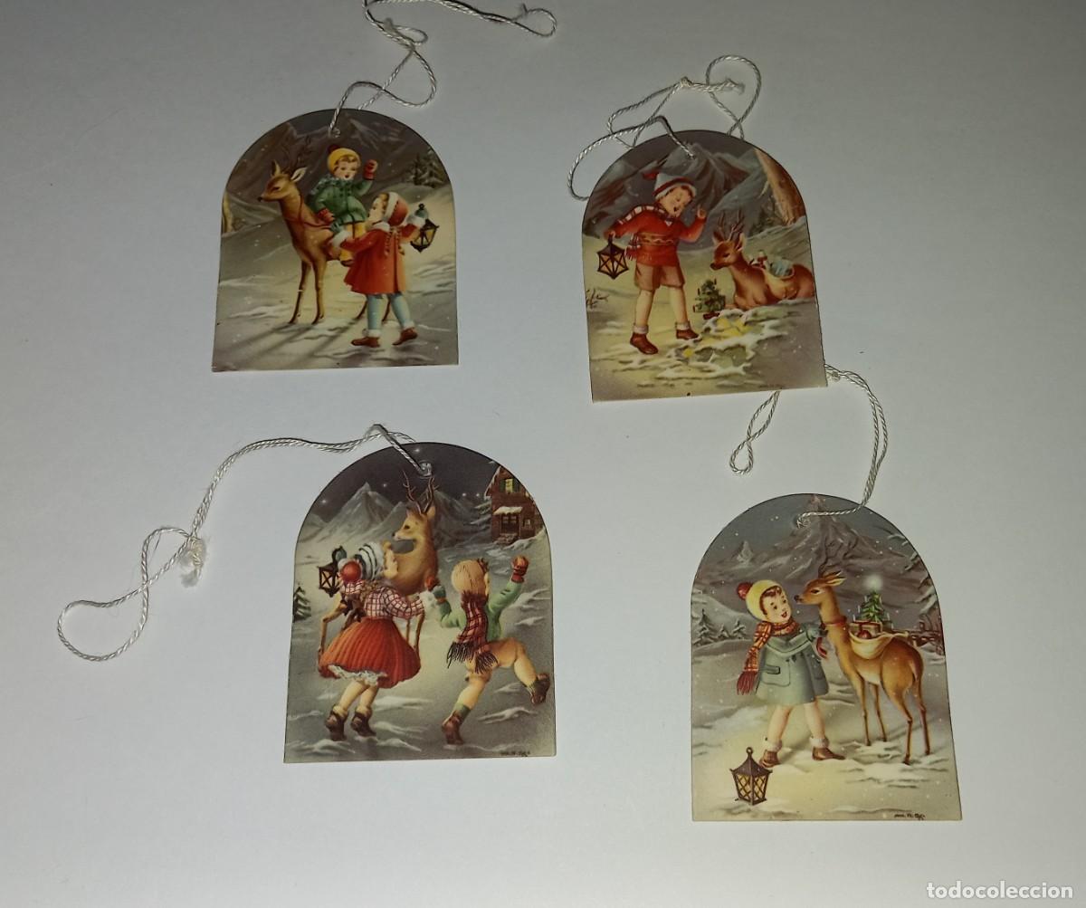 Vintage: Lote de 42 tarjetas navide&ntilde;as - Foto 2