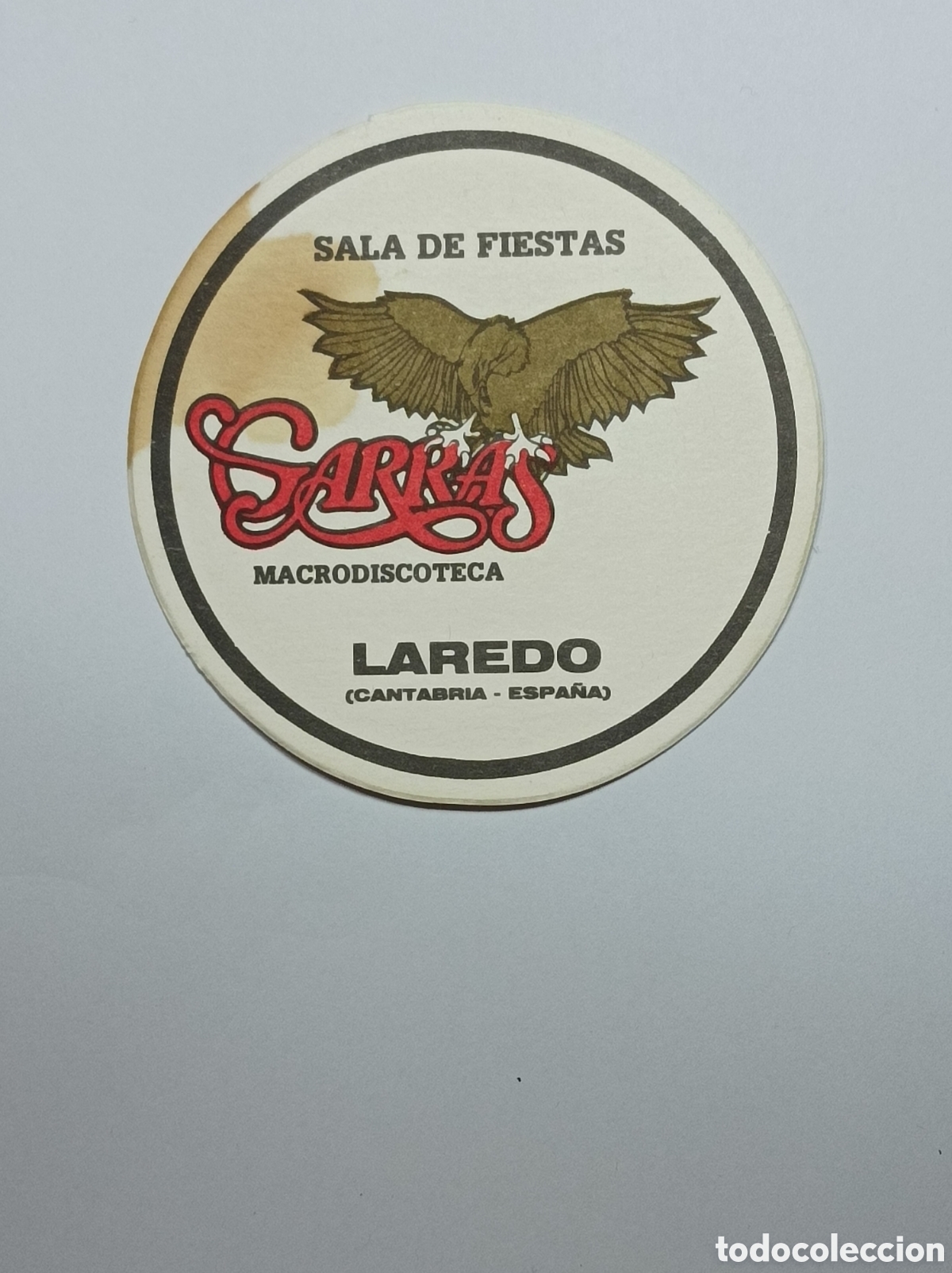 Vintage: GARRAS MACRODISCOTECA. LAREDO. POSAVASOS. - Foto 1