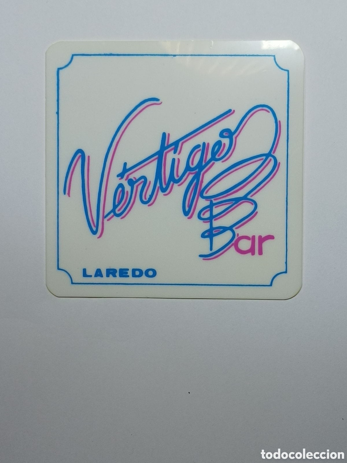 Vintage: V&Eacute;RTIGOS BAR. LAREDO. POSAVASOS. - Foto 1