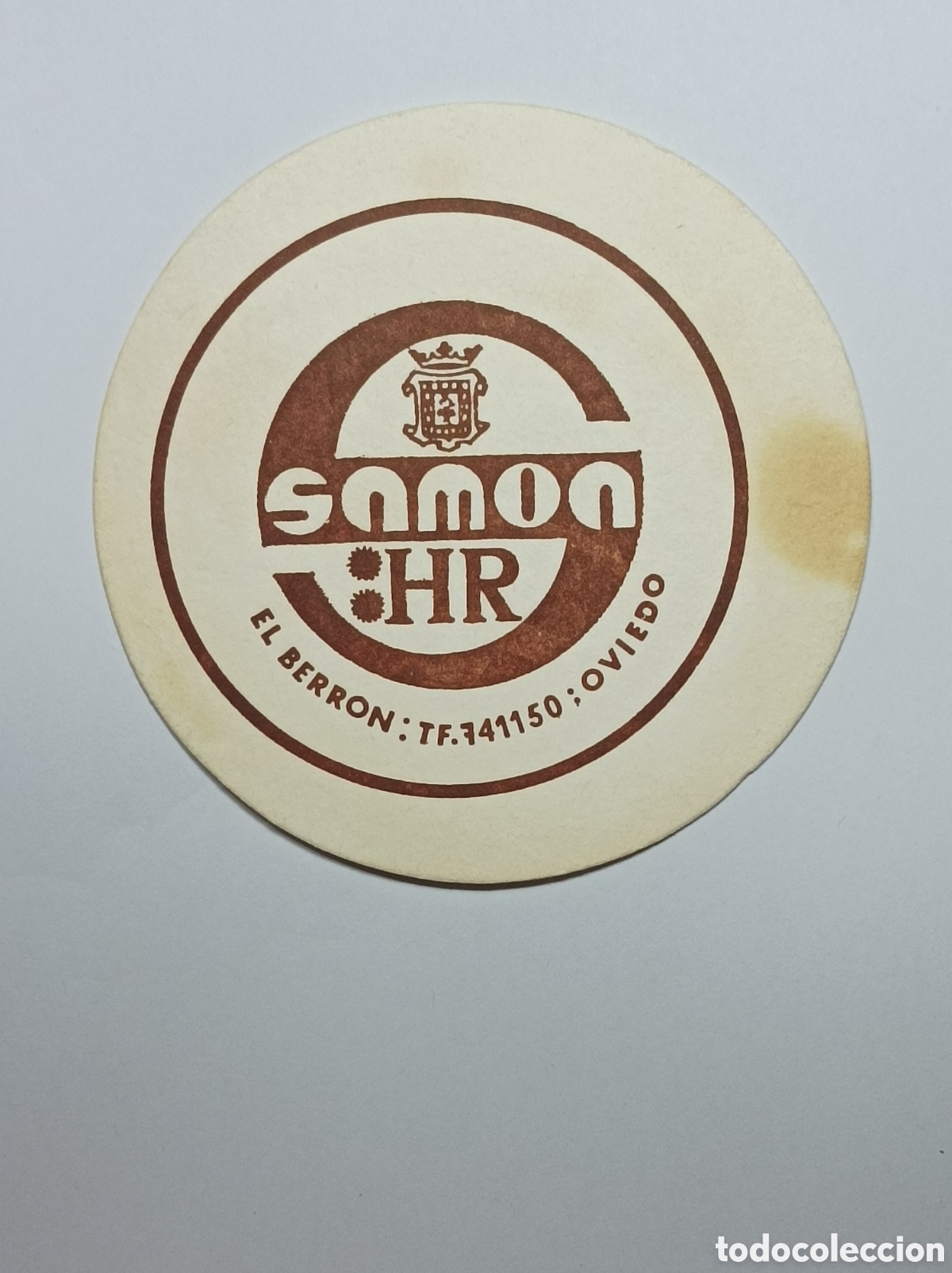 Vintage: SAMOA HR. OVIEDO. POSAVASOS. - Foto 1