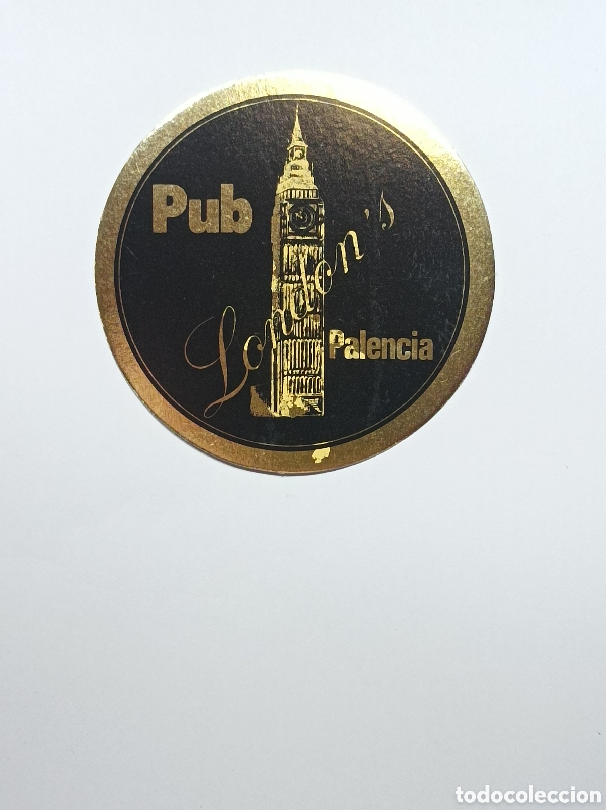 Vintage: PUB LONDONS. PALENCIA. POSAVASOS. - Foto 1
