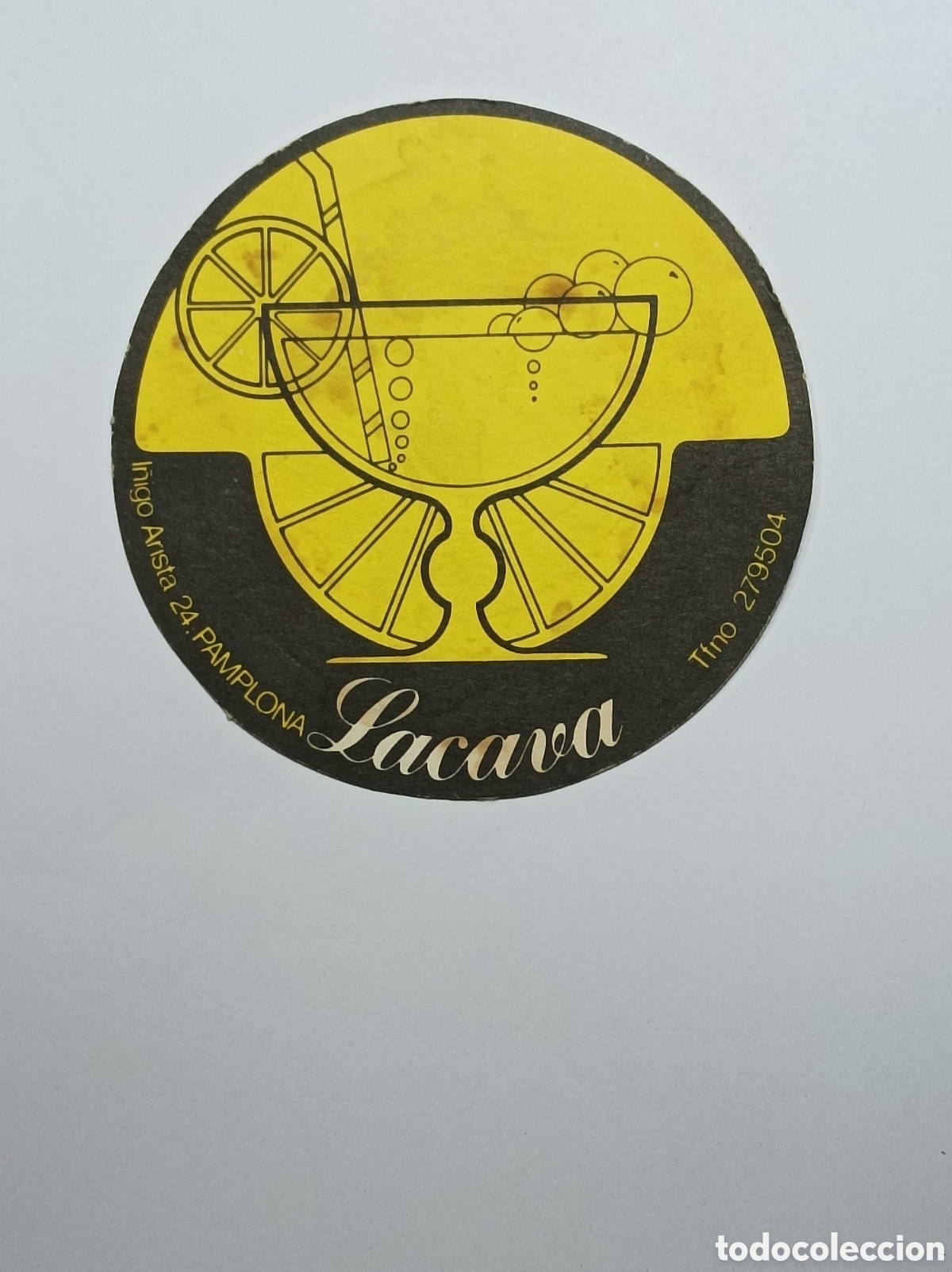 Vintage: LACAVA. PAMPLONA. POSAVASOS. - Foto 1