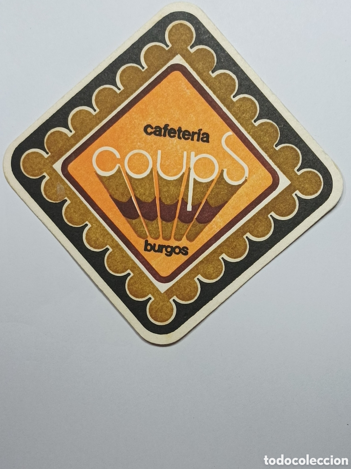 Vintage: CAFETER&Iacute;A COUPS. BURGOS. POSAVASOS. - Foto 1