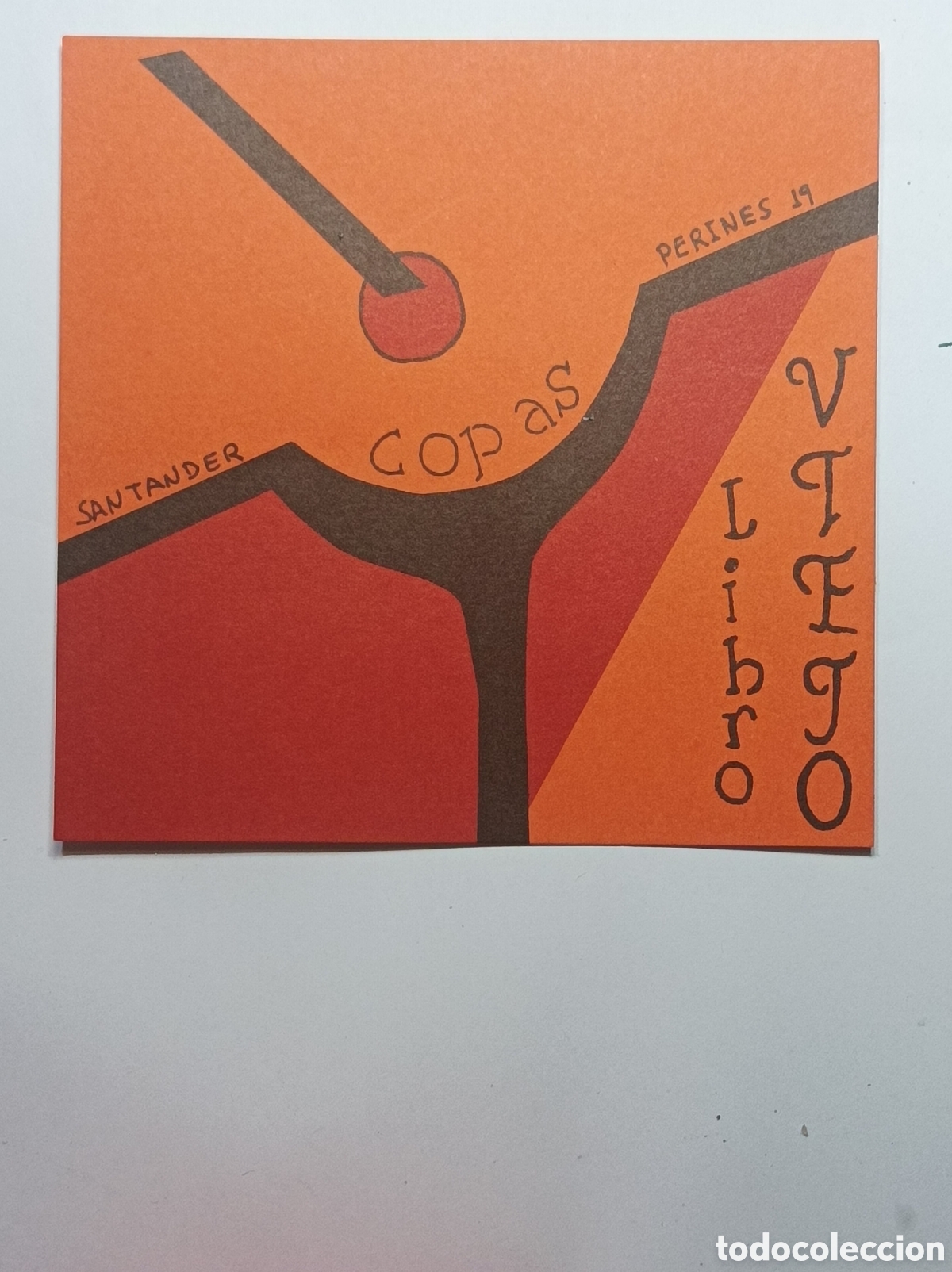 Vintage: VIEJO LIBRO COPAS. SANTANDER. POSAVASOS. - Foto 1
