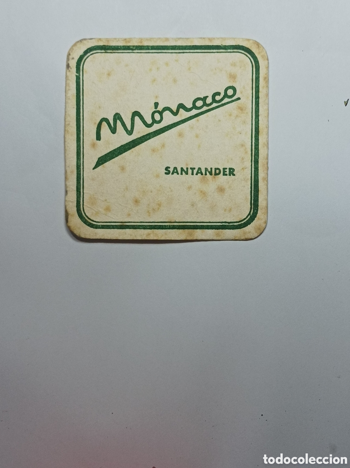 Vintage: MONACO. SANTANDER. POSAVASOS. - Foto 1