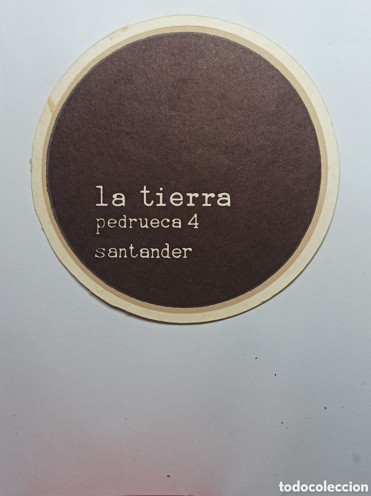 Vintage: LA TIERRA. SANTANDER. POSAVASOS. - Foto 1