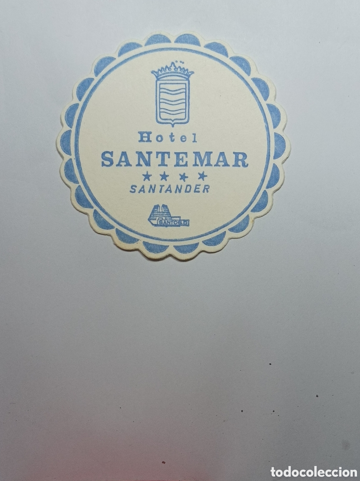 Vintage: HOTEL SANTEMAR. SANTANDER. POSAVASOS. - Foto 1