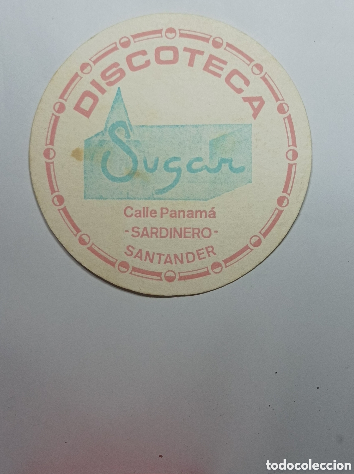 Vintage: DISCOTECA SUGAR. SANTANDER. POSAVASOS. - Foto 1