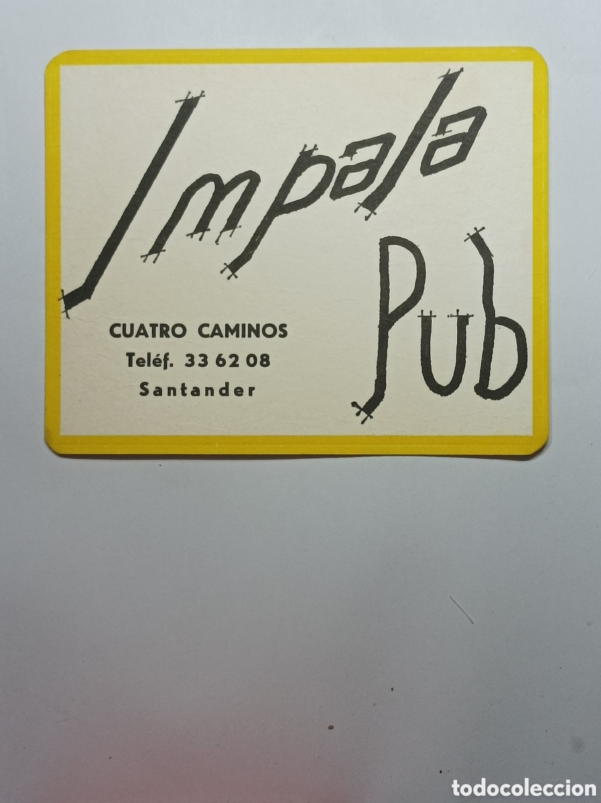 Vintage: IMPALA PUB. SANTANDER. POSAVASOS. - Foto 1